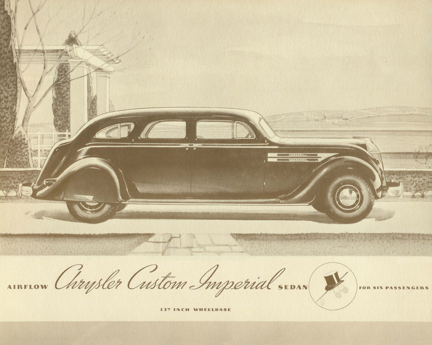 1934 Chrysler Imperial Airflow Limo Brochure Page 5